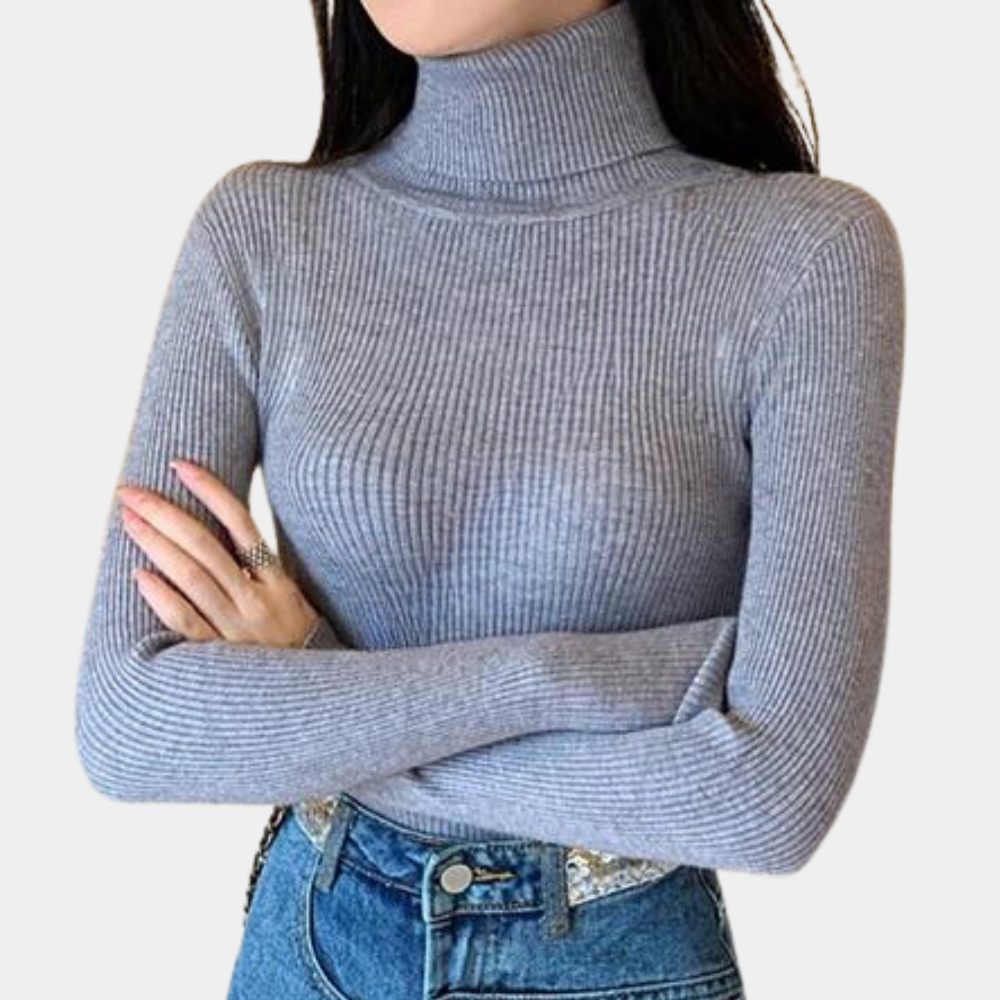 GR | Warme Damen Rollkragenpullover Für Den Winter