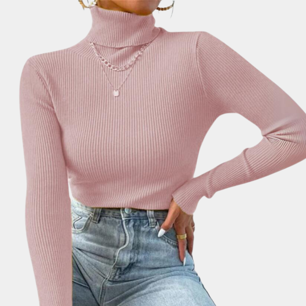 GR | Warme Damen Rollkragenpullover Für Den Winter