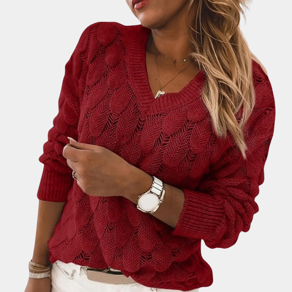 GR | Vielseitiger Strickpullover für Frauen