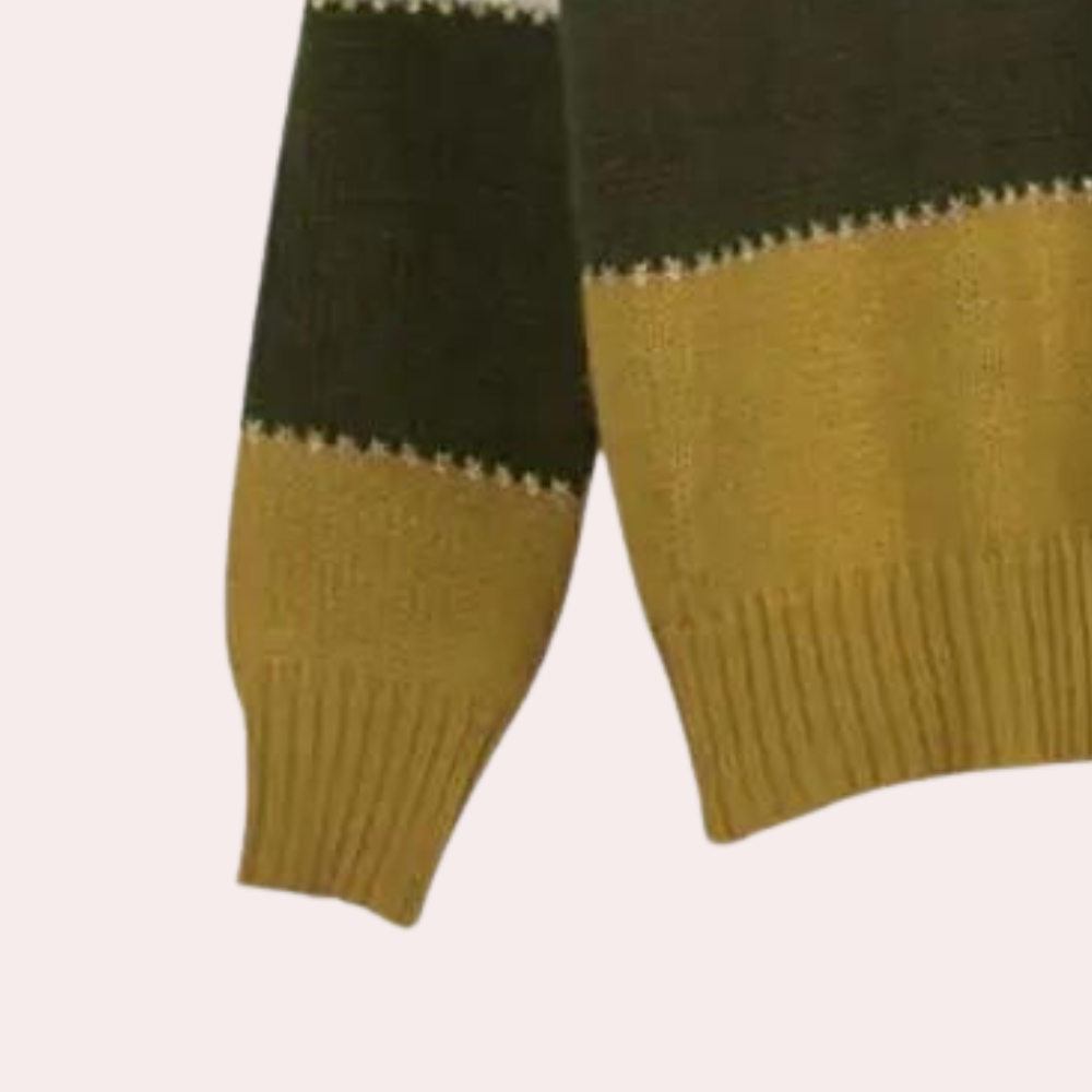 GR | Stilvoll Gestreifter Pullover Für Damen