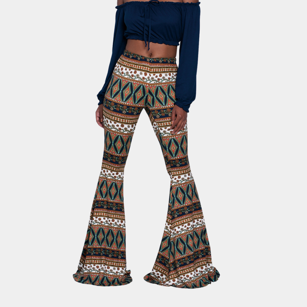 GR | Hosen mit Modernem Druck für Damen