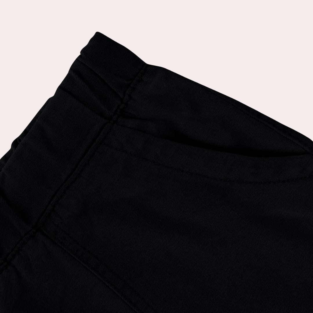GR | Einfache Passform mit Fransen Jeansshorts für Frauen