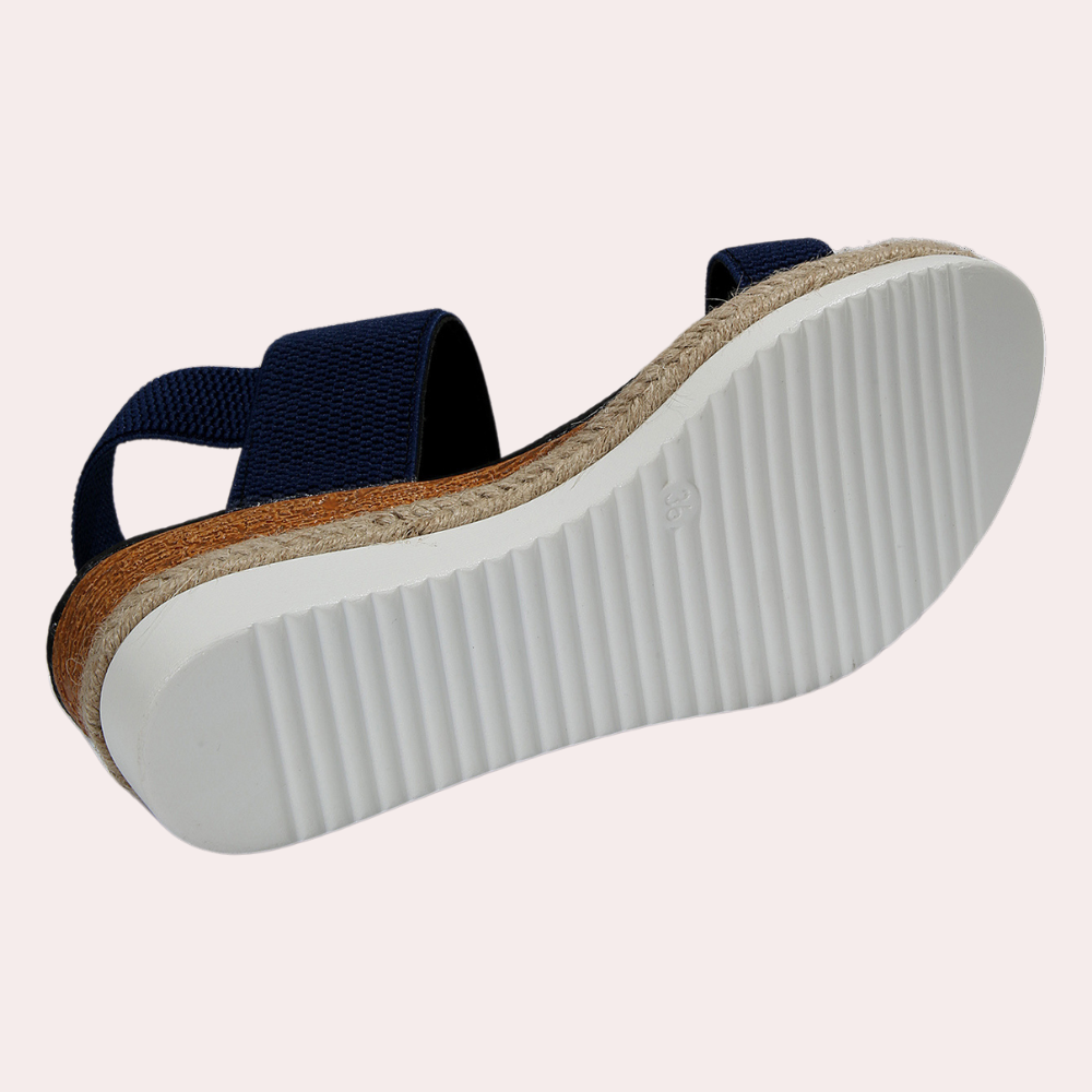 GR | Women's Casual Wedge Sandals with Double Strap
