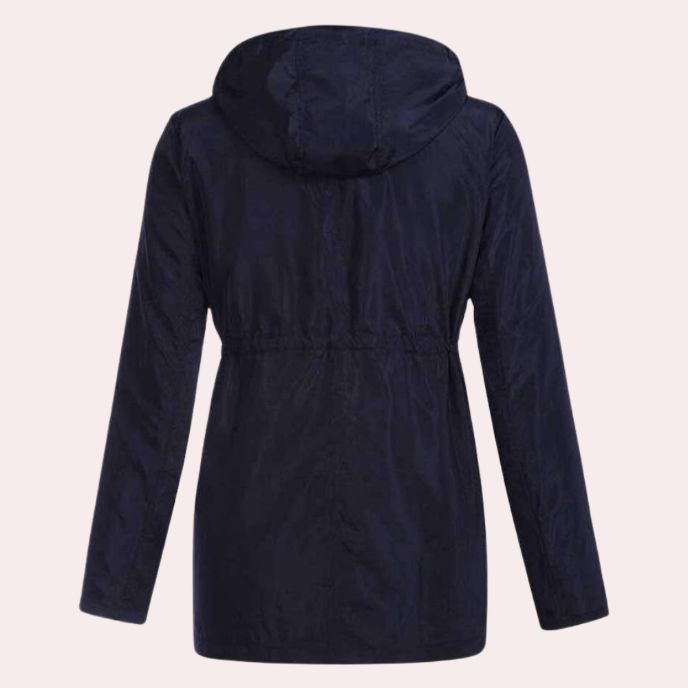 GR | Adjustable Jacket with Hood and Pockets for Women