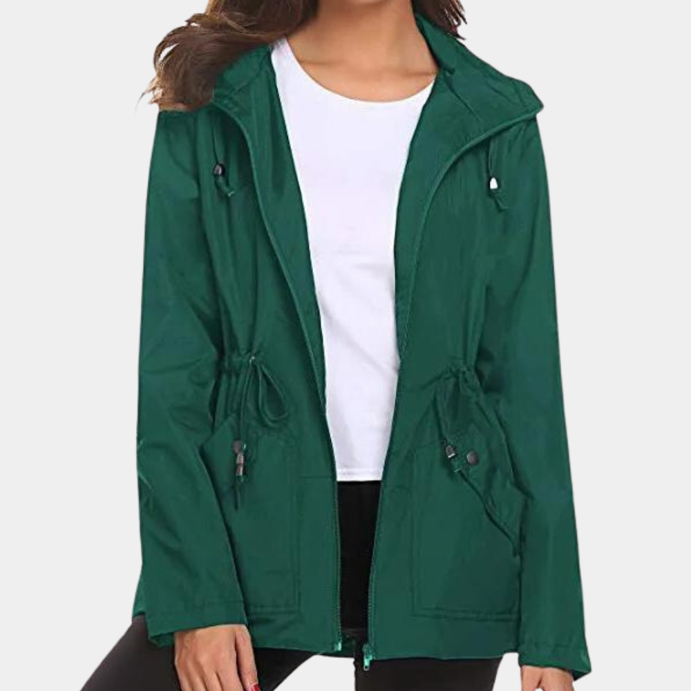 GR | Adjustable Jacket with Hood and Pockets for Women