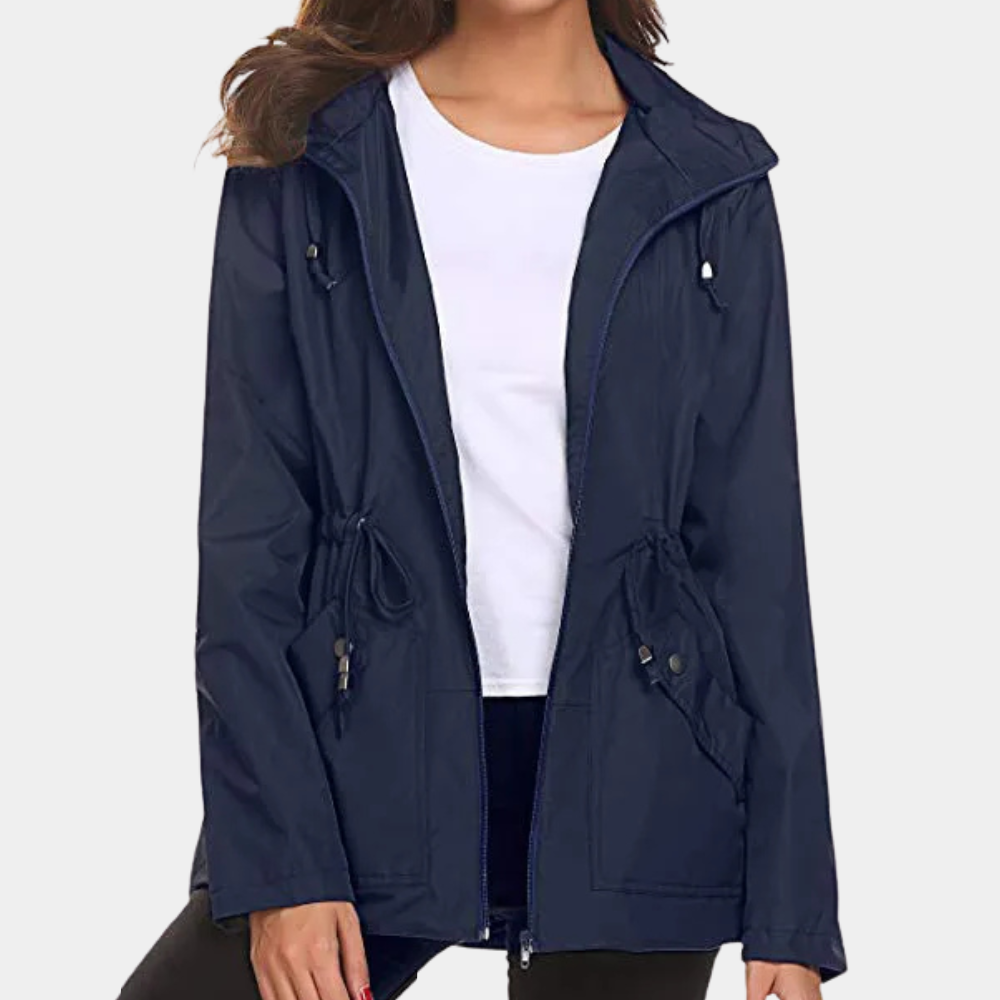 GR | Adjustable Jacket with Hood and Pockets for Women