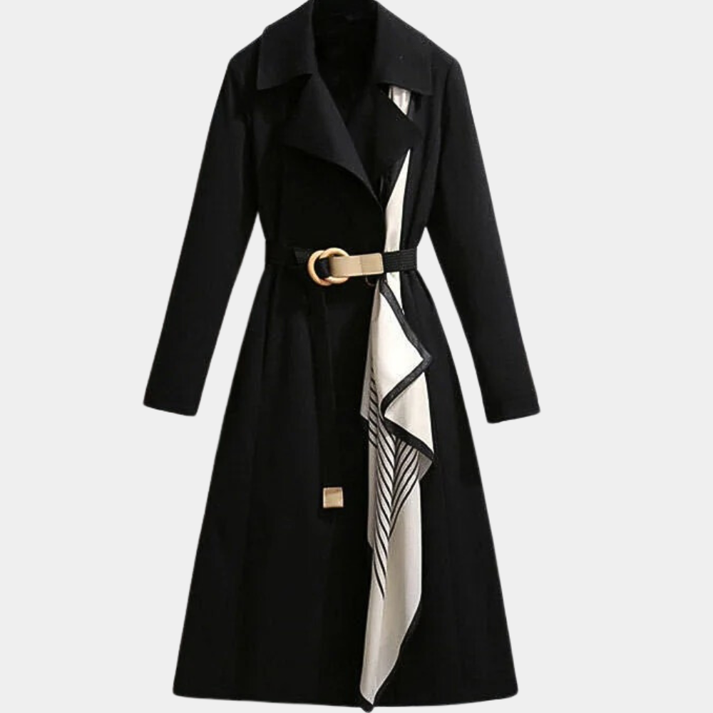 GR | Stylish women's trench coat with belt