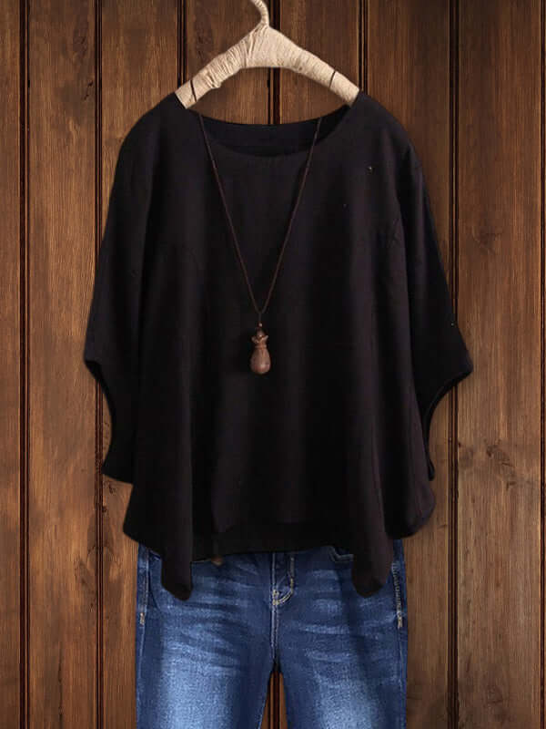 GR | Round neck tunic top