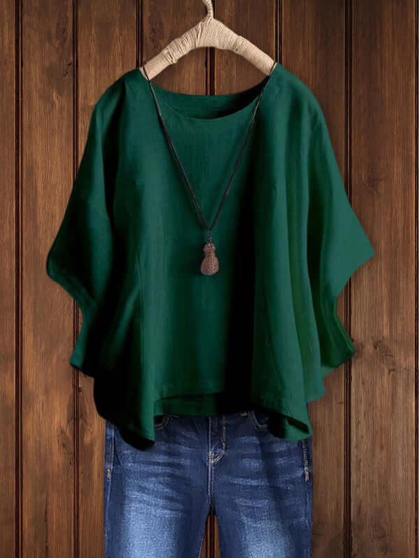 GR | Round neck tunic top
