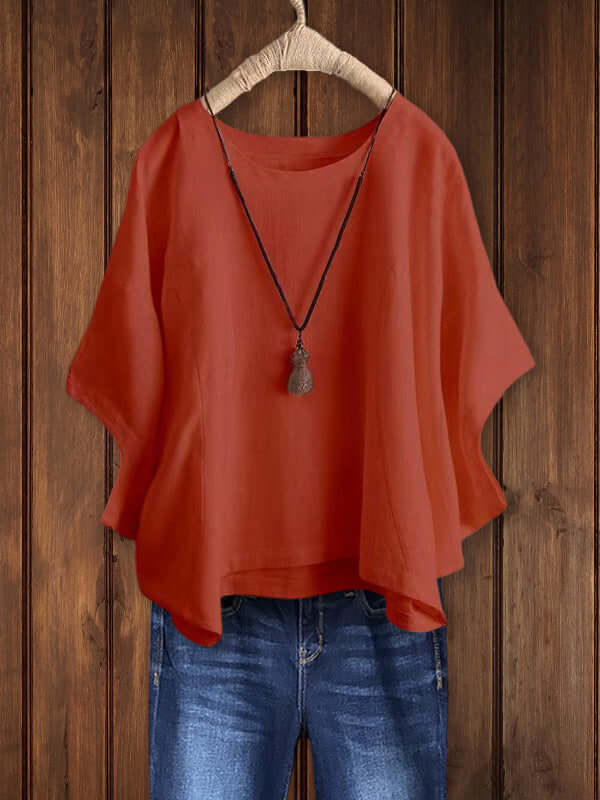 GR | Round neck tunic top