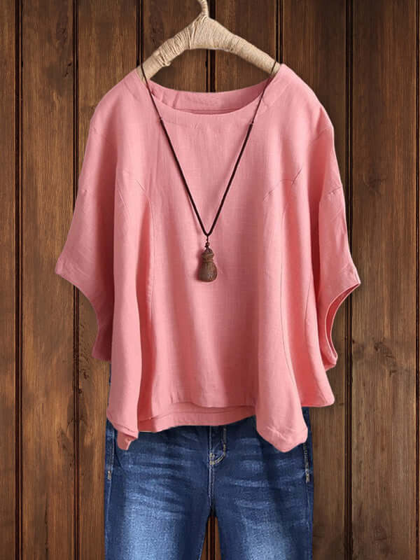GR | Round neck tunic top