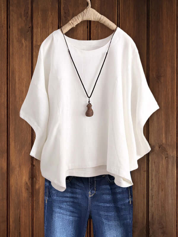 GR | Round neck tunic top