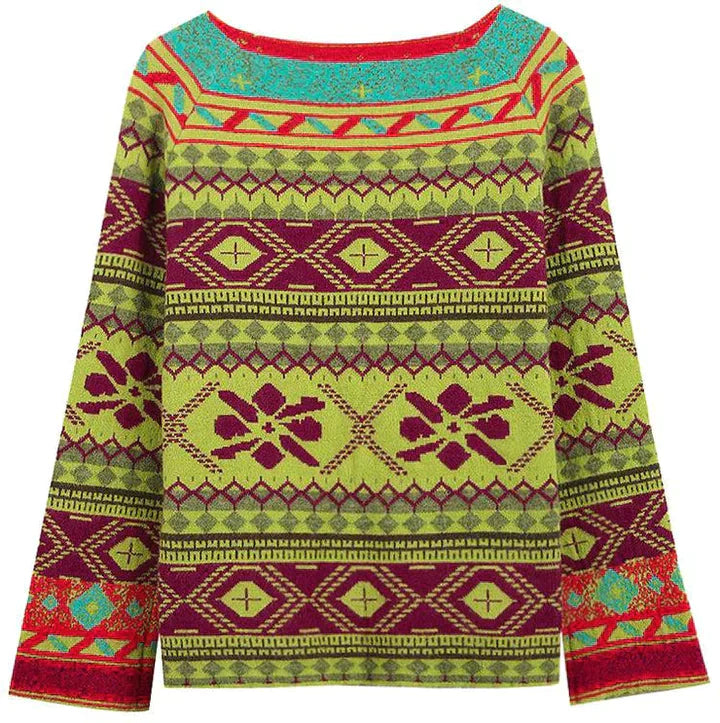 GR | Sweater with Unique Print