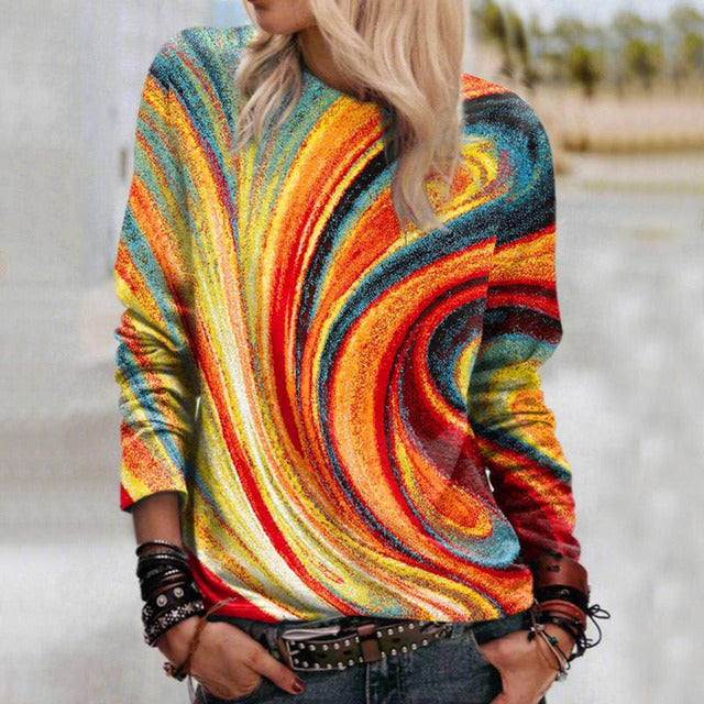 GR | Ladies' Aria with oil painting print