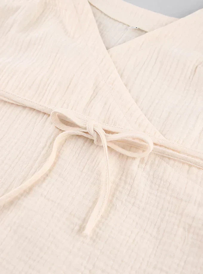 GR | Elegant wrap dress made of cotton