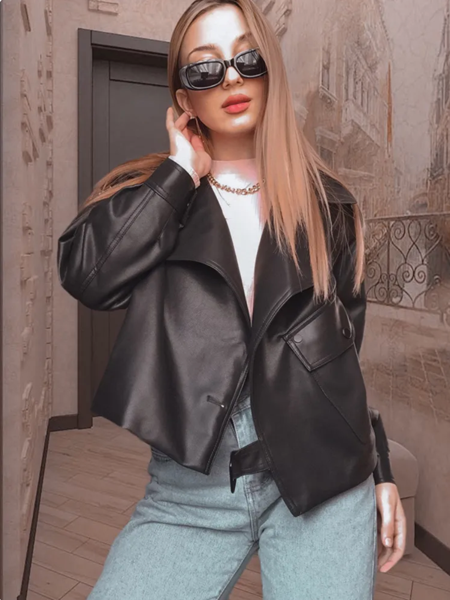 Ledermantel für Damen