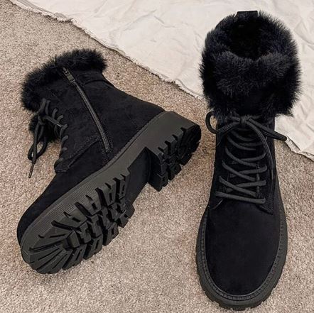 GR | Comfortable winter anti-slip snow boots with zipper for women