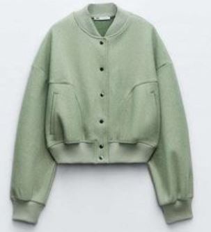 GR - Women's Crop Soft Bomber Jacket