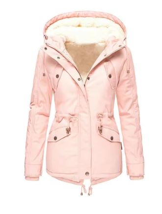 GR - Women's hooded coat with drawstring
