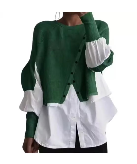 GR - Eleganter Pullover mit Hemd