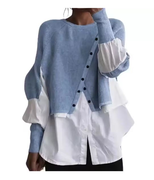 GR - Eleganter Pullover mit Hemd