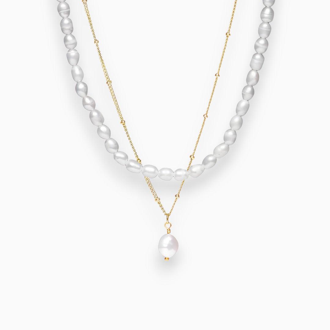 GR | Paradise Pearl Set Necklace with Elegant Shine for Women