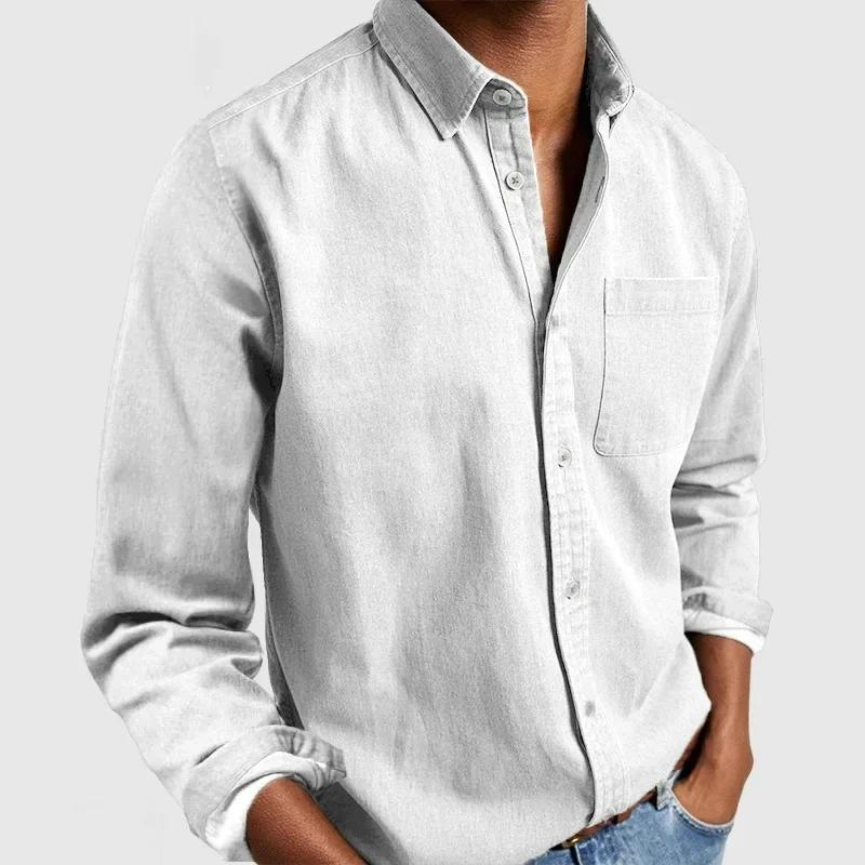 GR | A comfortable long-sleeved shirt with a collar