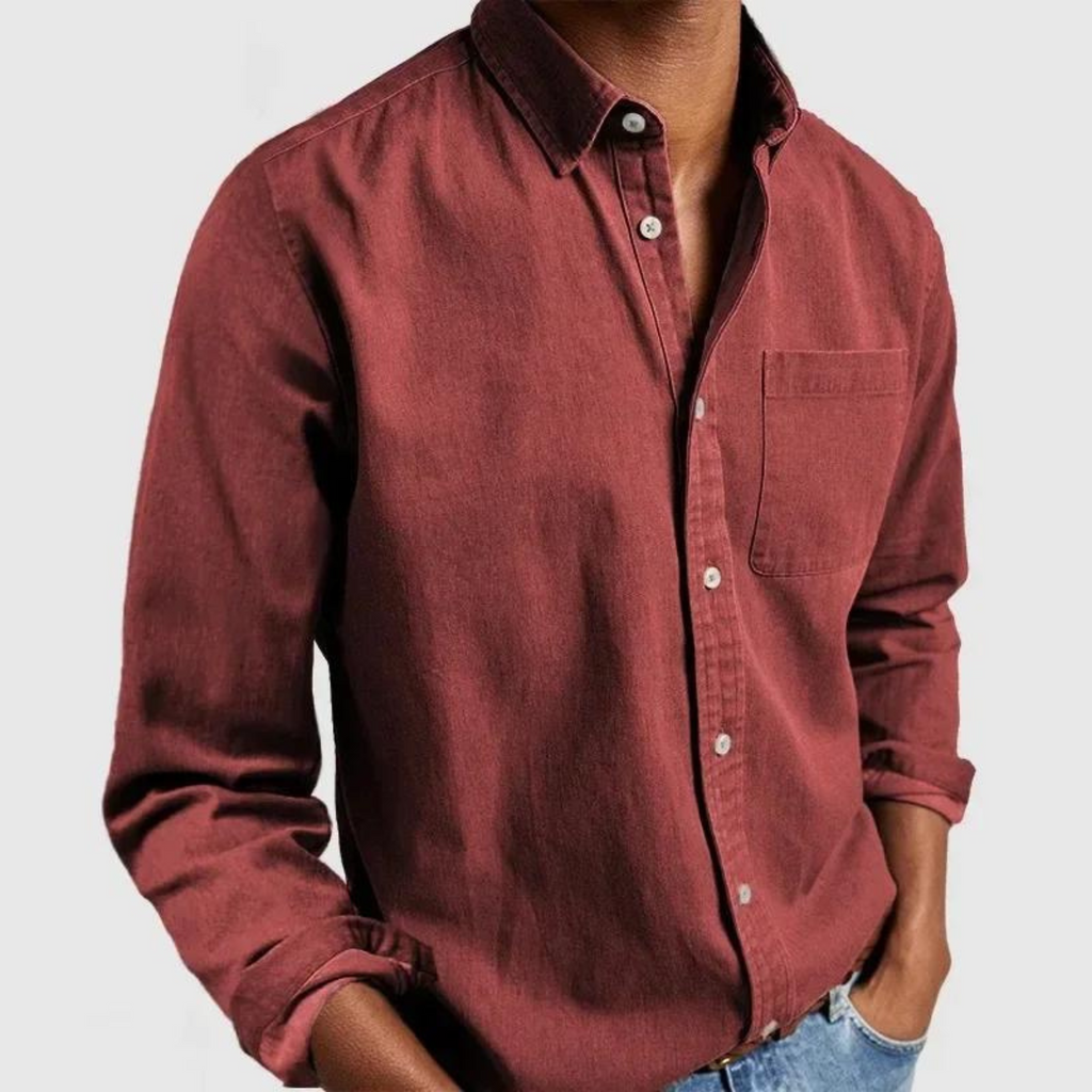 GR | A comfortable long-sleeved shirt with a collar