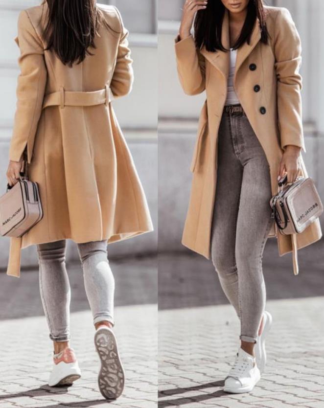 GR Winter Trend: Elegant women's coat with belt