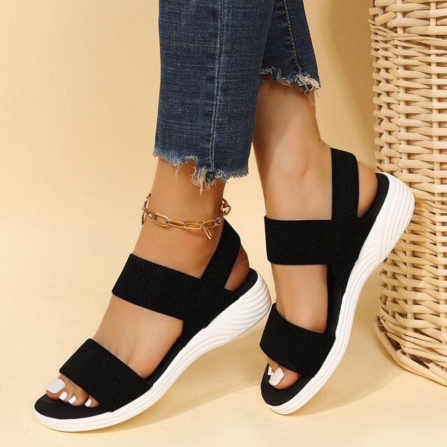 GR | Comfortable sandals for women with ergonomic footbed