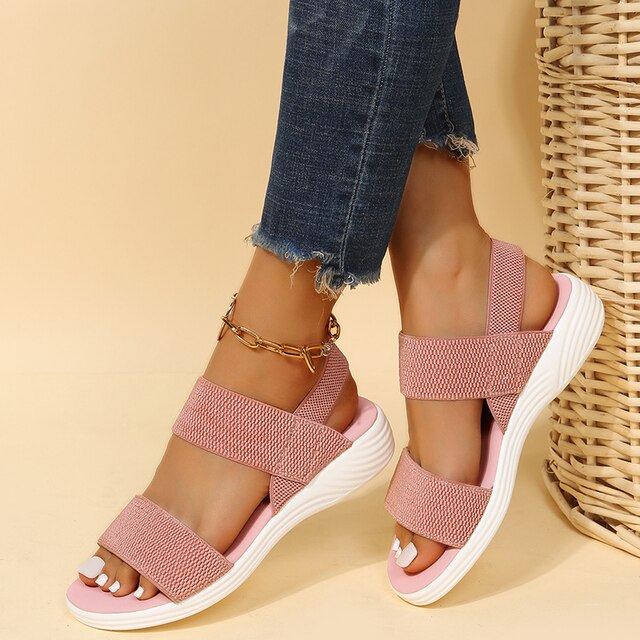 GR | Comfortable sandals for women with ergonomic footbed