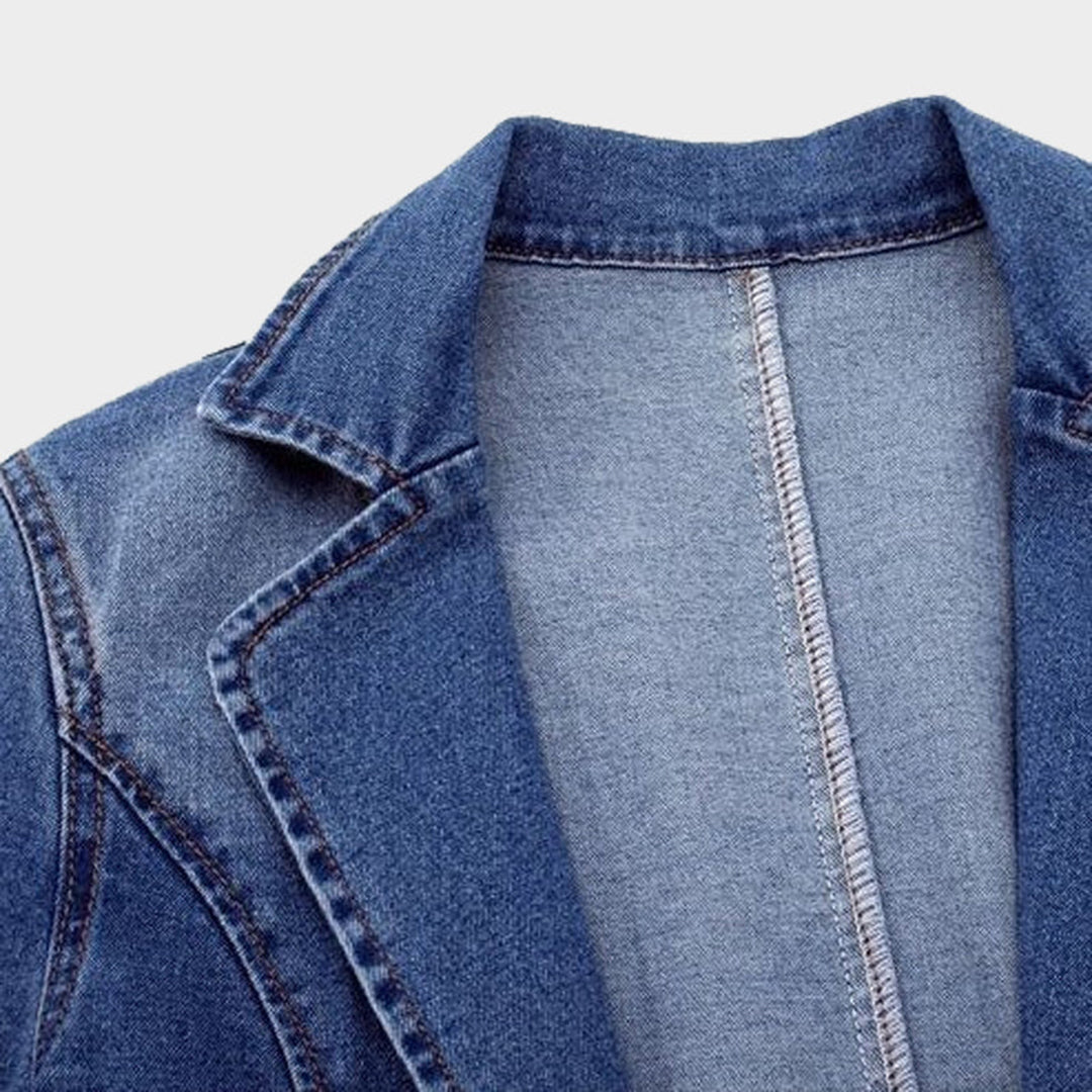 GR | Fit Denim Blazer For Women