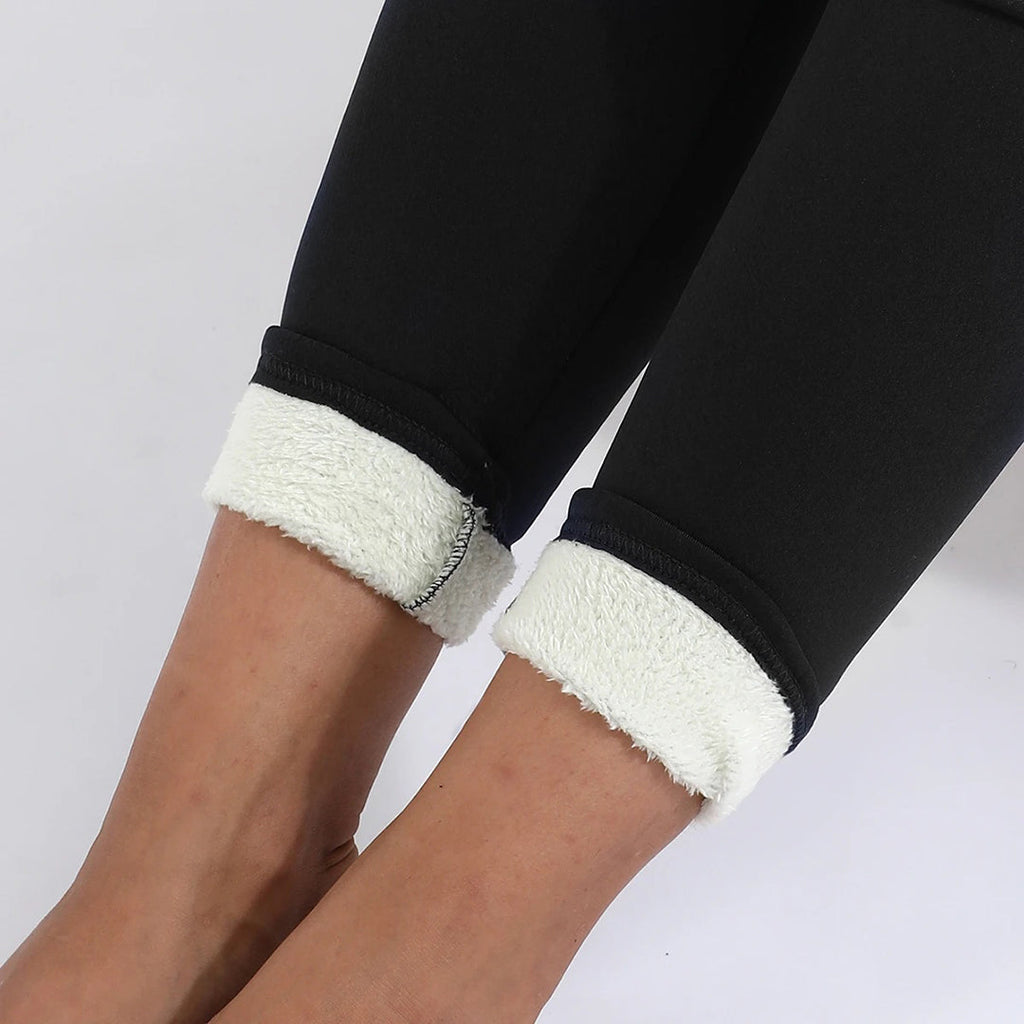 GR  | Damen Fleece Leggings Für DEN WINTER