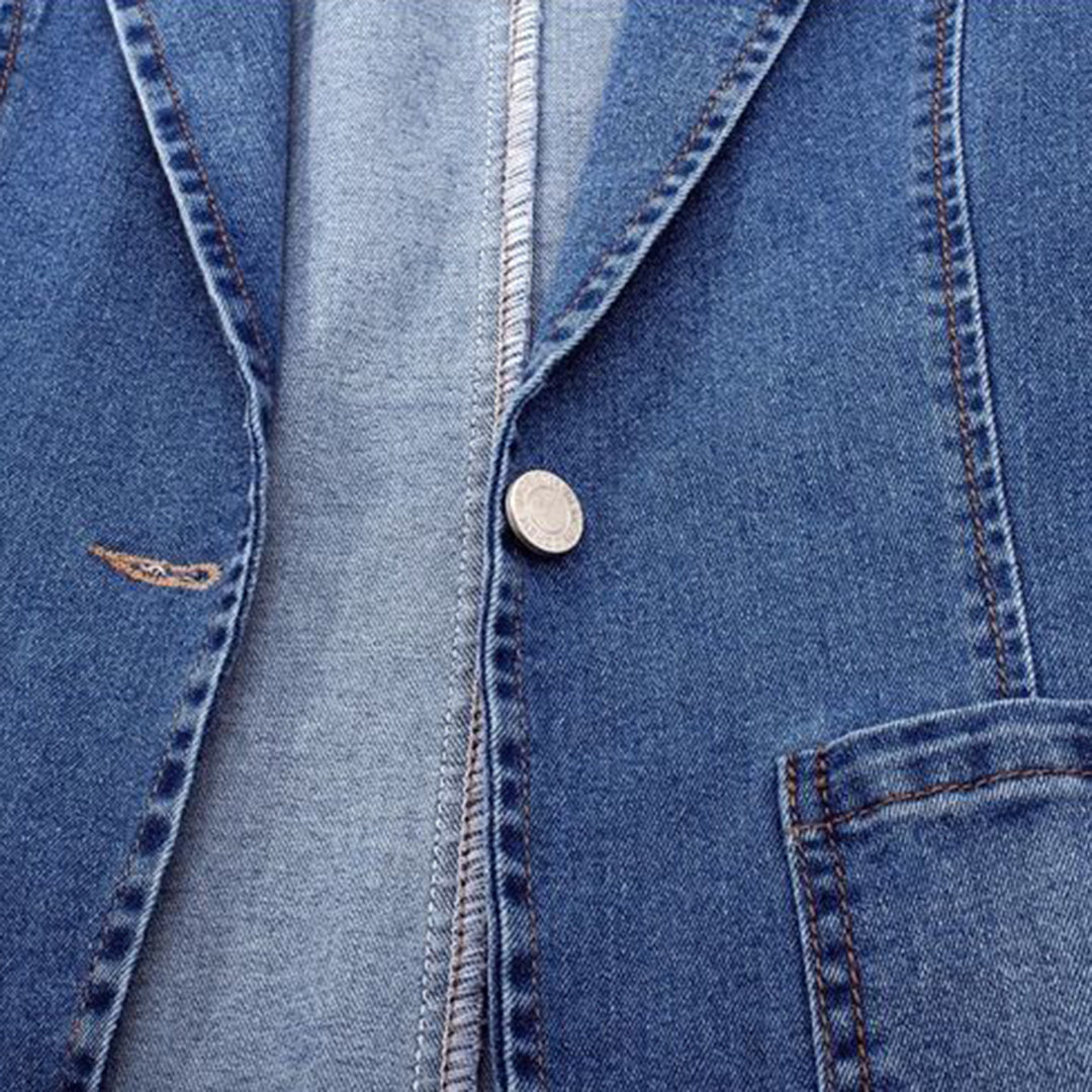 GR | Fit Denim Blazer For Women