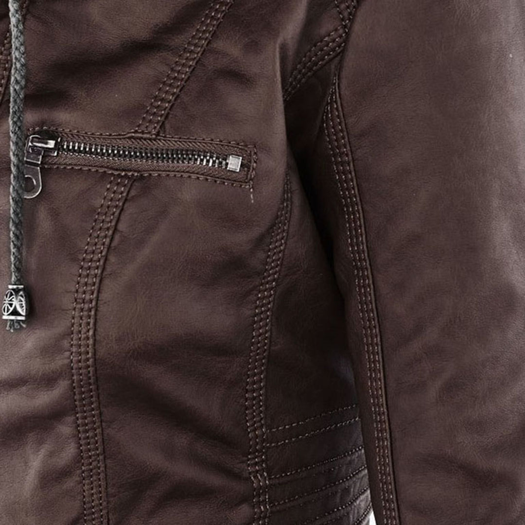 GR | Vegan Leather Jacket for Women