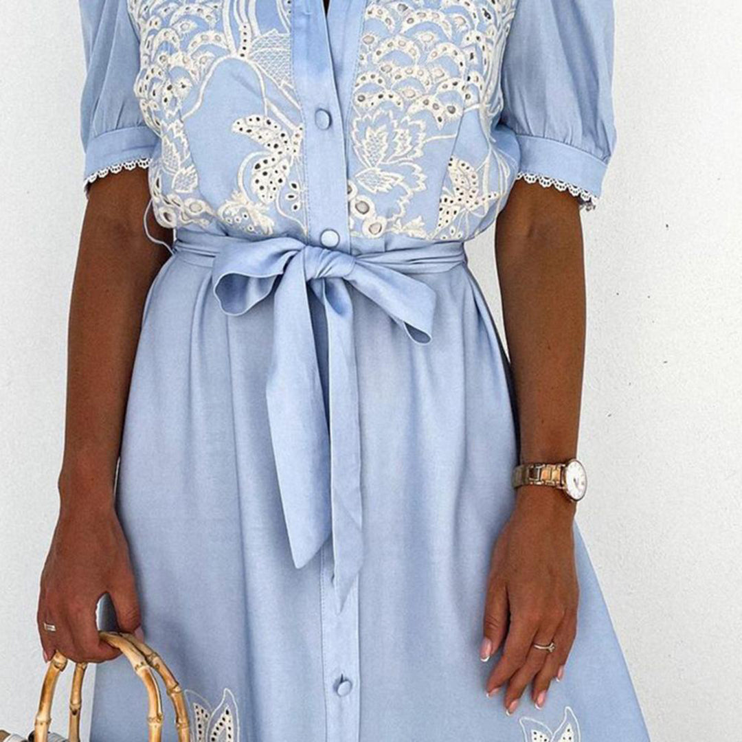 GR - Elegant embroidered summer dress