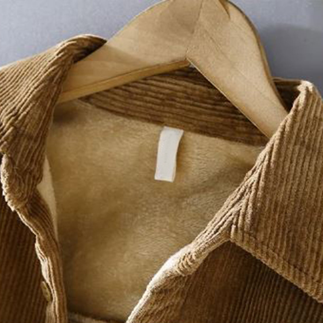 GR | Long-sleeved corduroy jacket with pockets