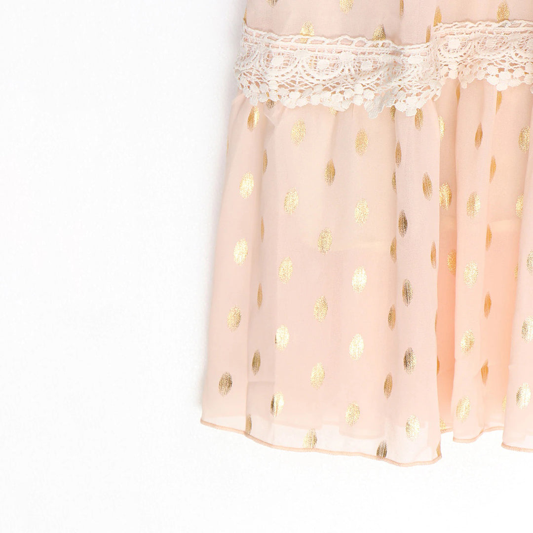 GR - Embroidered sleeveless long dress