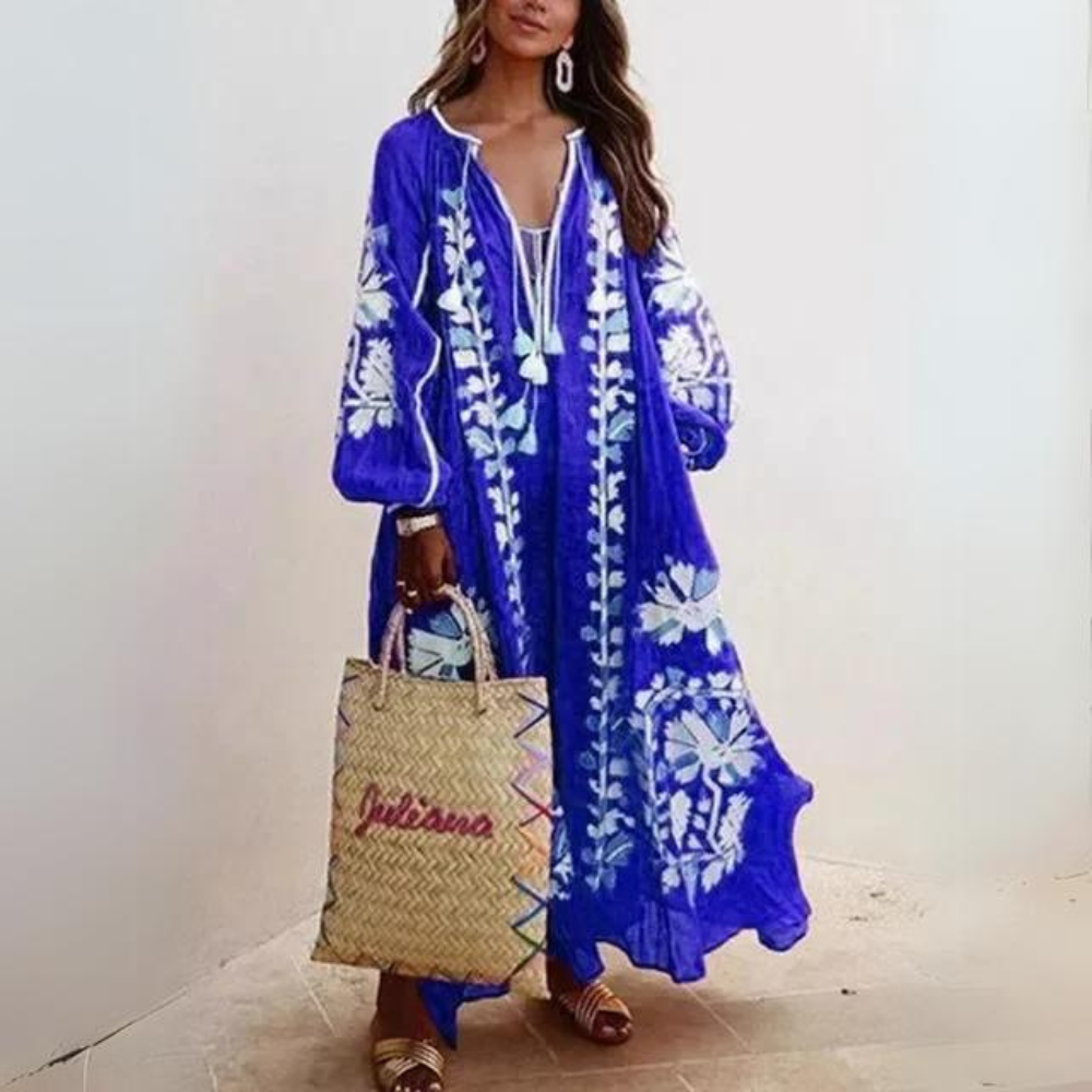 GR | Elegantes Bohemian Langkleid