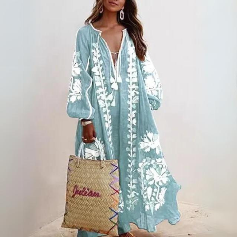 GR | Elegantes Bohemian Langkleid