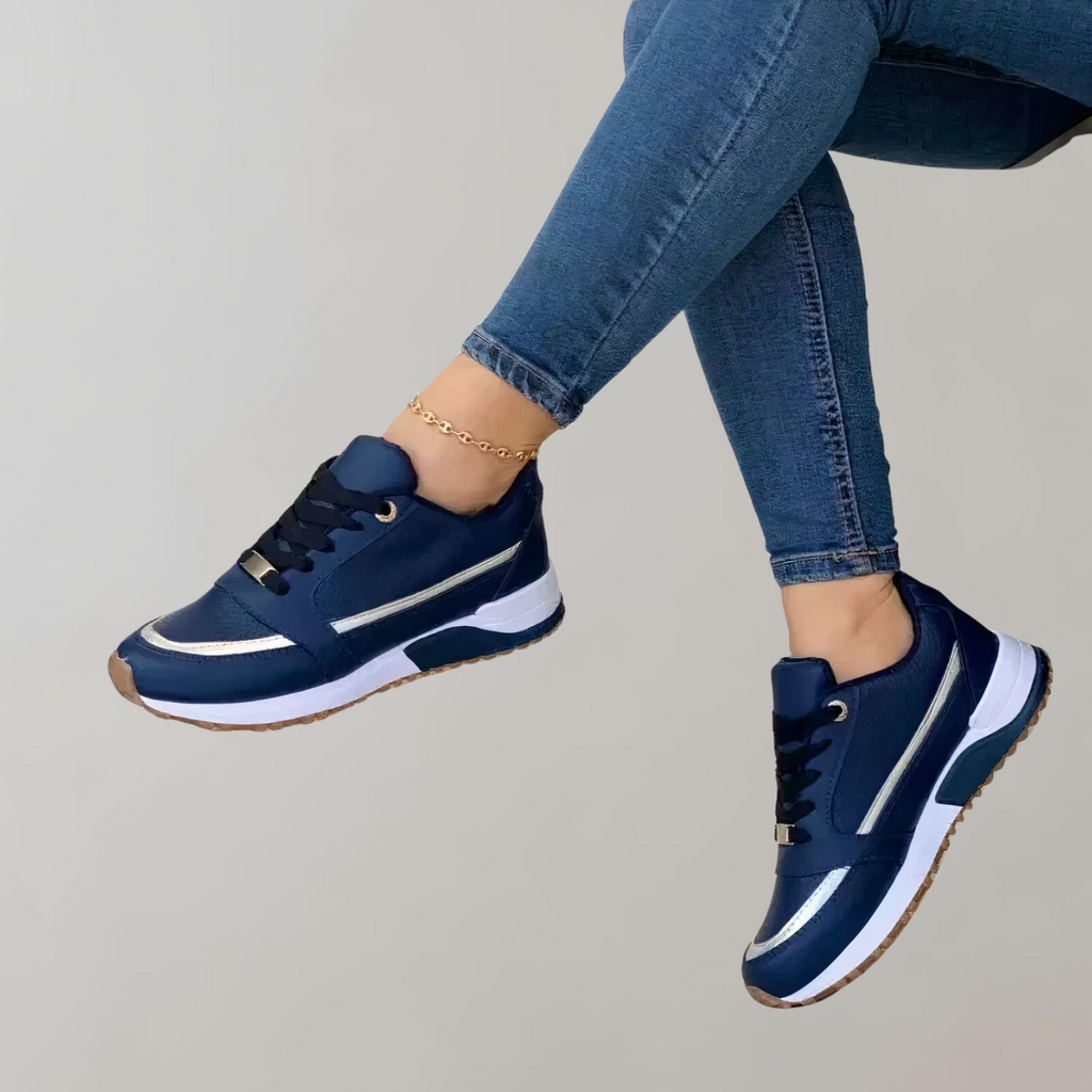 GR - Stylish low-top lace-up sneakers for women for everyday wear | Sporty casual fashion sneakers