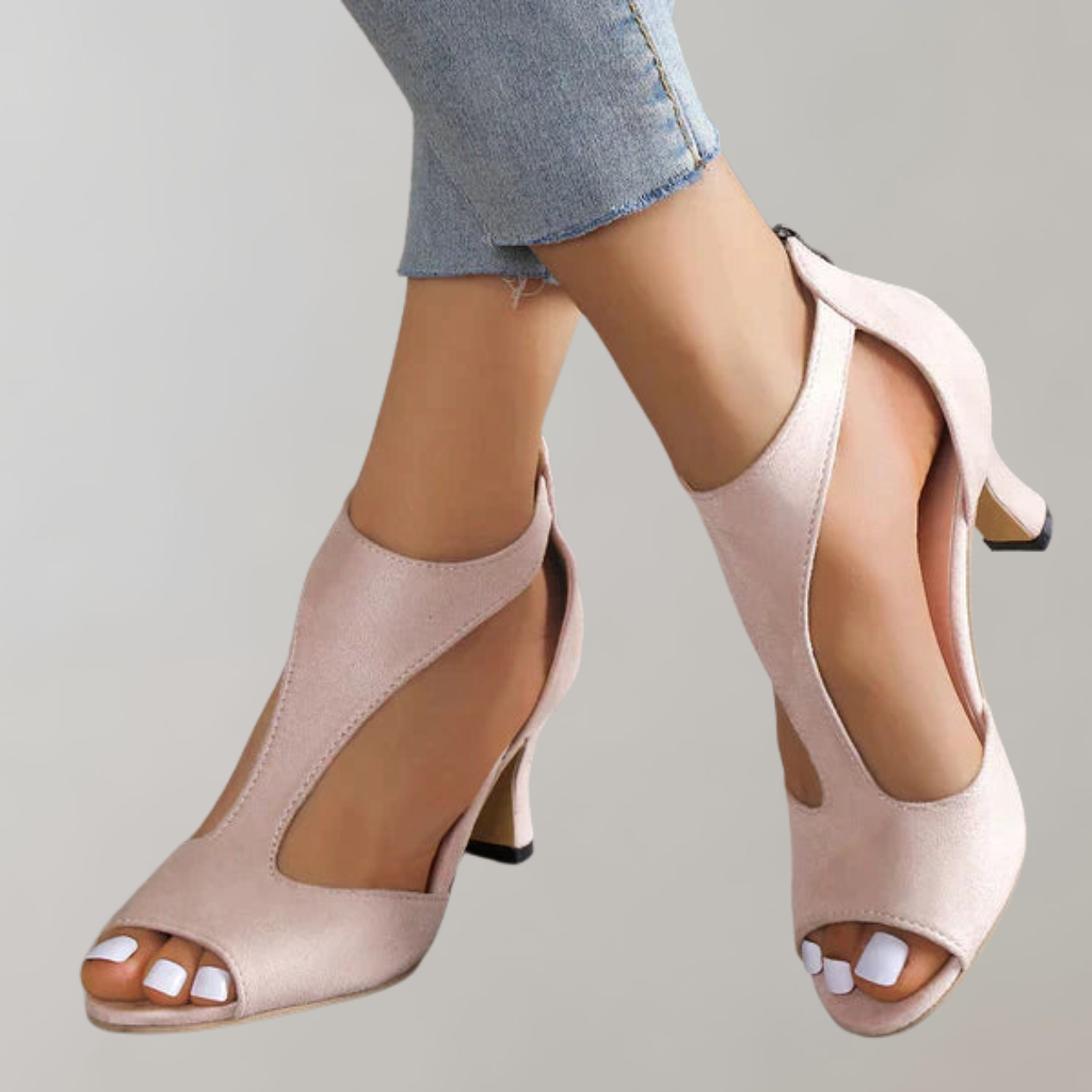 GR - Orthopedic sandals with heels | Women's mule sandals 