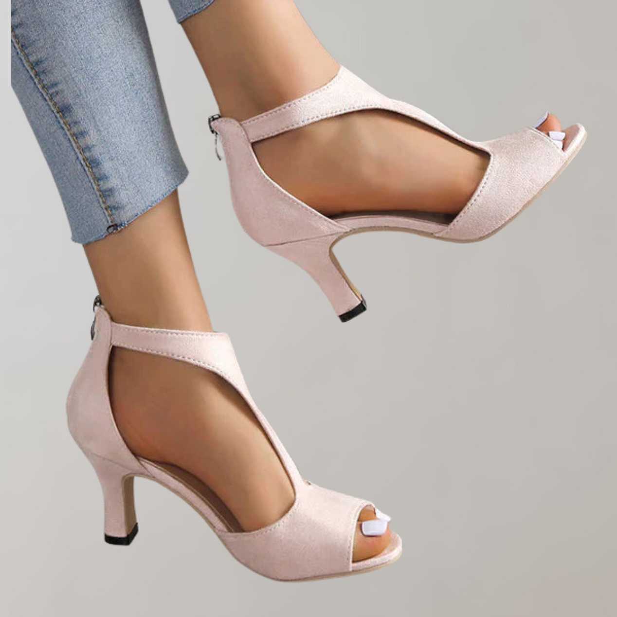 GR - Orthopedic sandals with heels | Women's mule sandals 