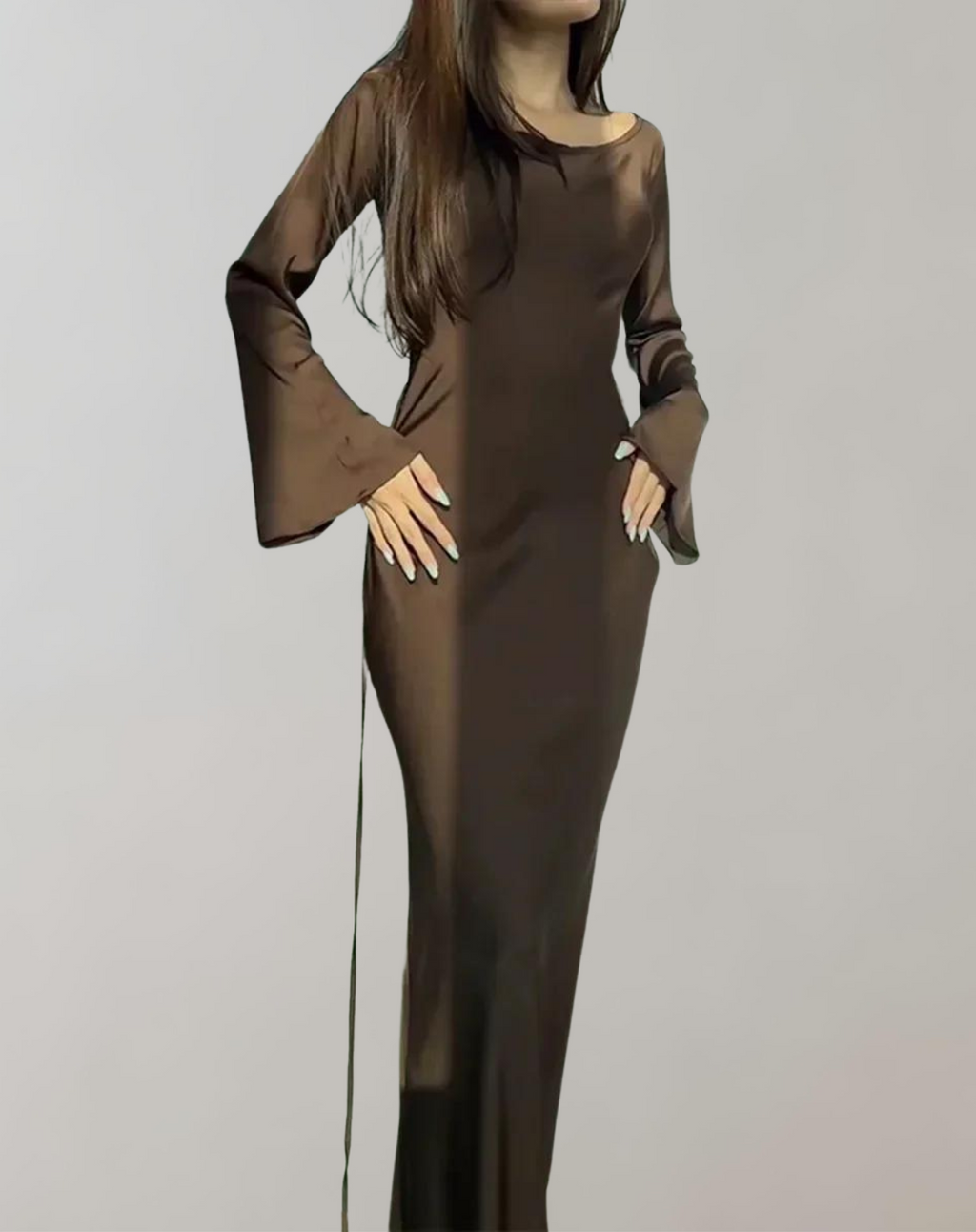 GR - Evening dress for women | Sophisticated evening dress | Shiny sexy dress