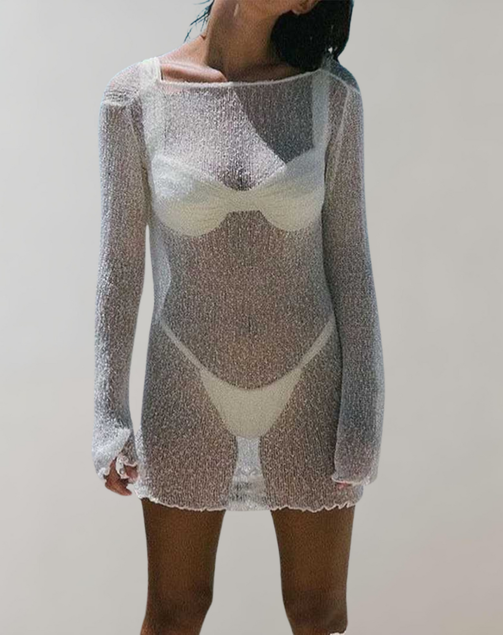 GR - Transparentes Minikleid | Sexy Elegantes Sommerkleid