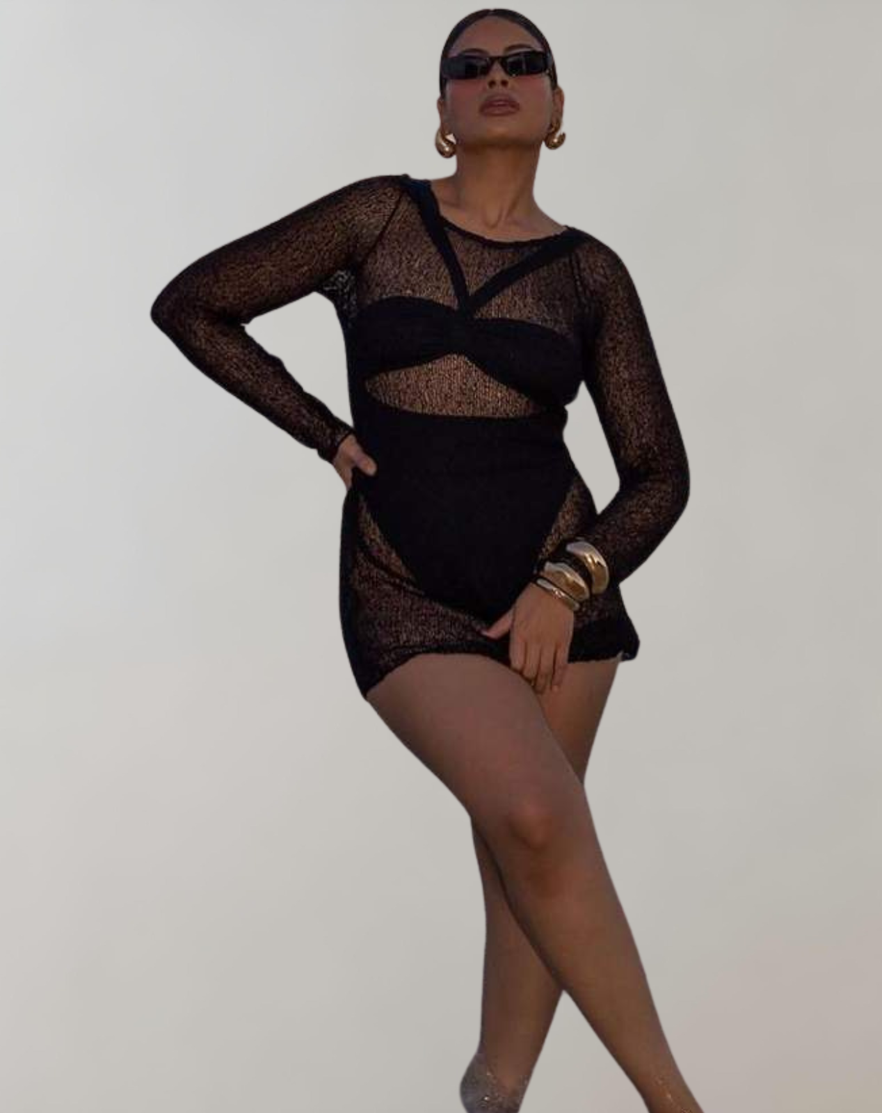 GR - Transparentes Minikleid | Sexy Elegantes Sommerkleid