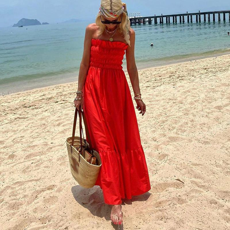 GR | Strapless Maxi Dress An effortlessly stylish summer essential for all occasions