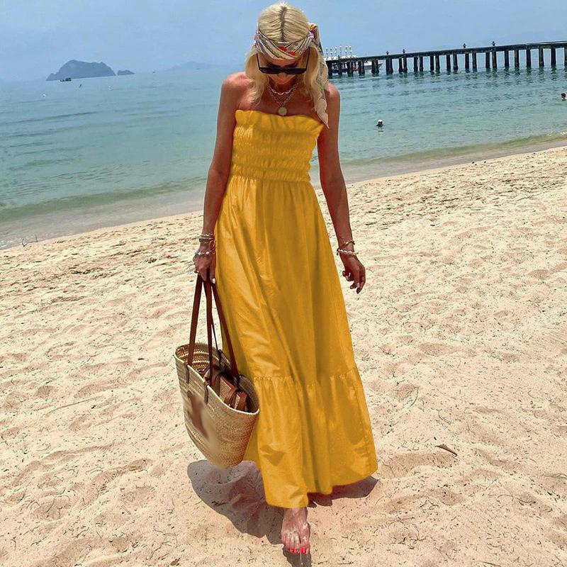 GR | Strapless Maxi Dress An effortlessly stylish summer essential for all occasions