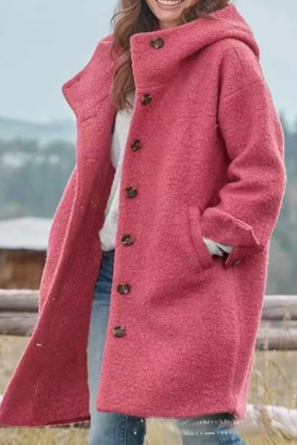 GR | elegant solid-color coat