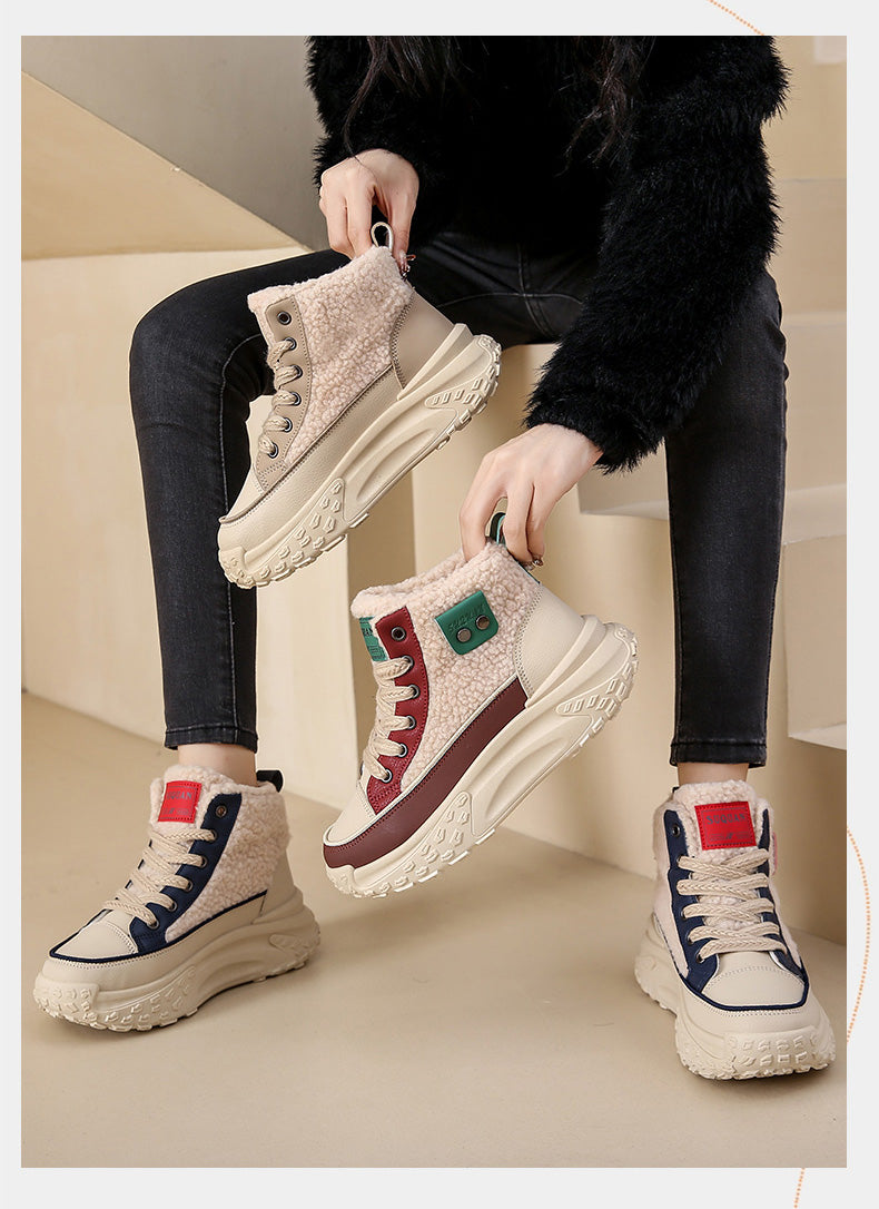 GR – Waterproof plush ankle boots